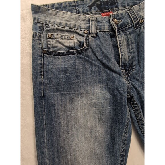 Vintage Y2K Request Blue Jeans Mens 30X32 Bootcut Straight Fit Stitched Pocket - Picture 5 of 16